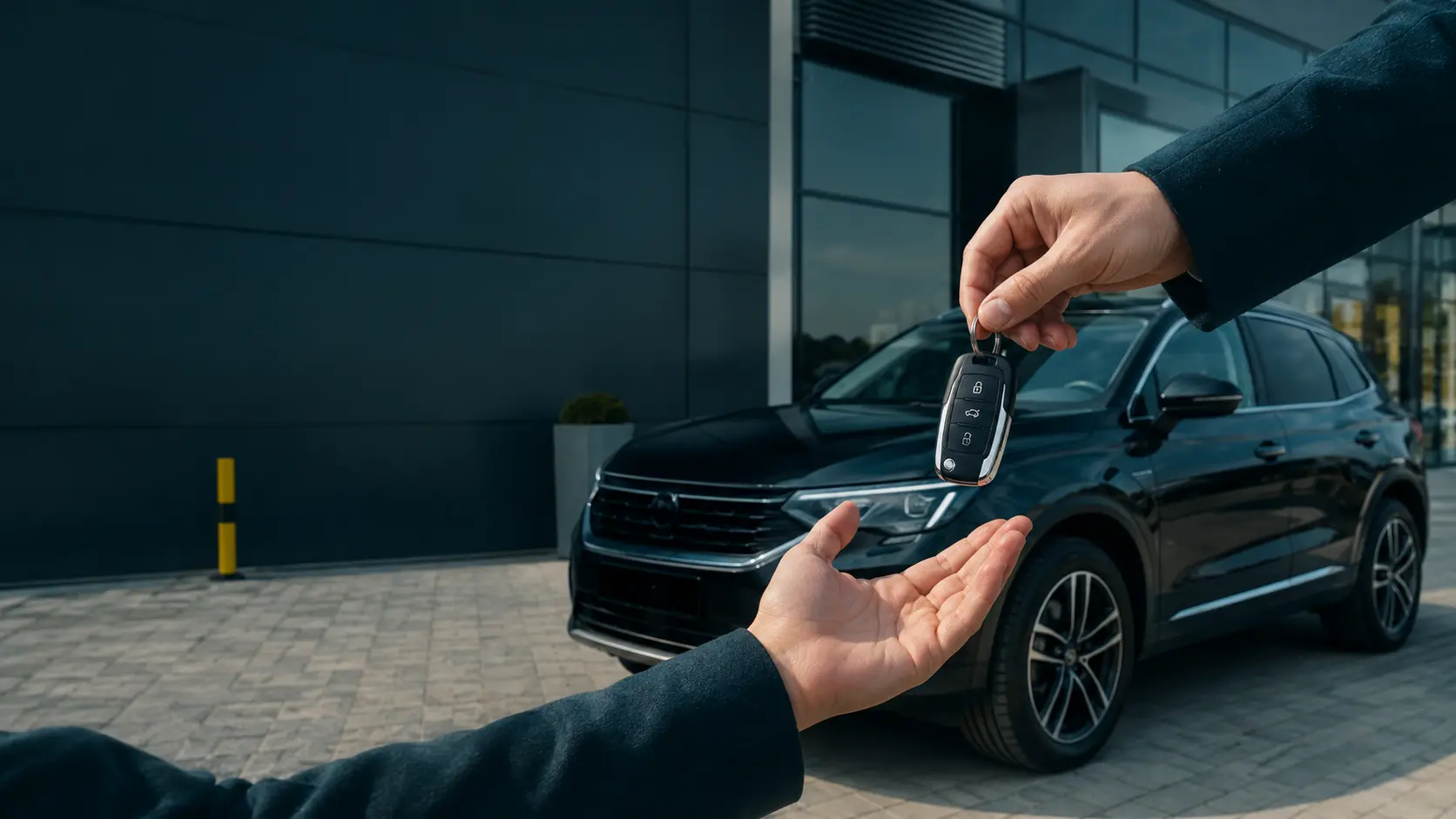 Передача ключів під час продажу автомобіля у Києві